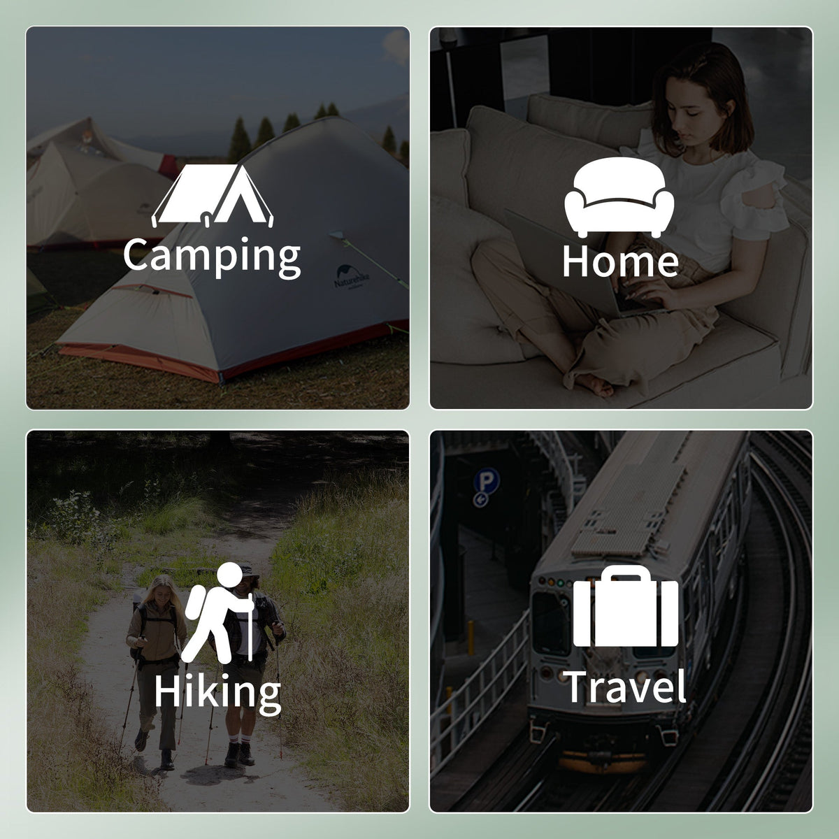Linglong™ L150 Synthetic Sleeping Bag 55.4°F / 13°C