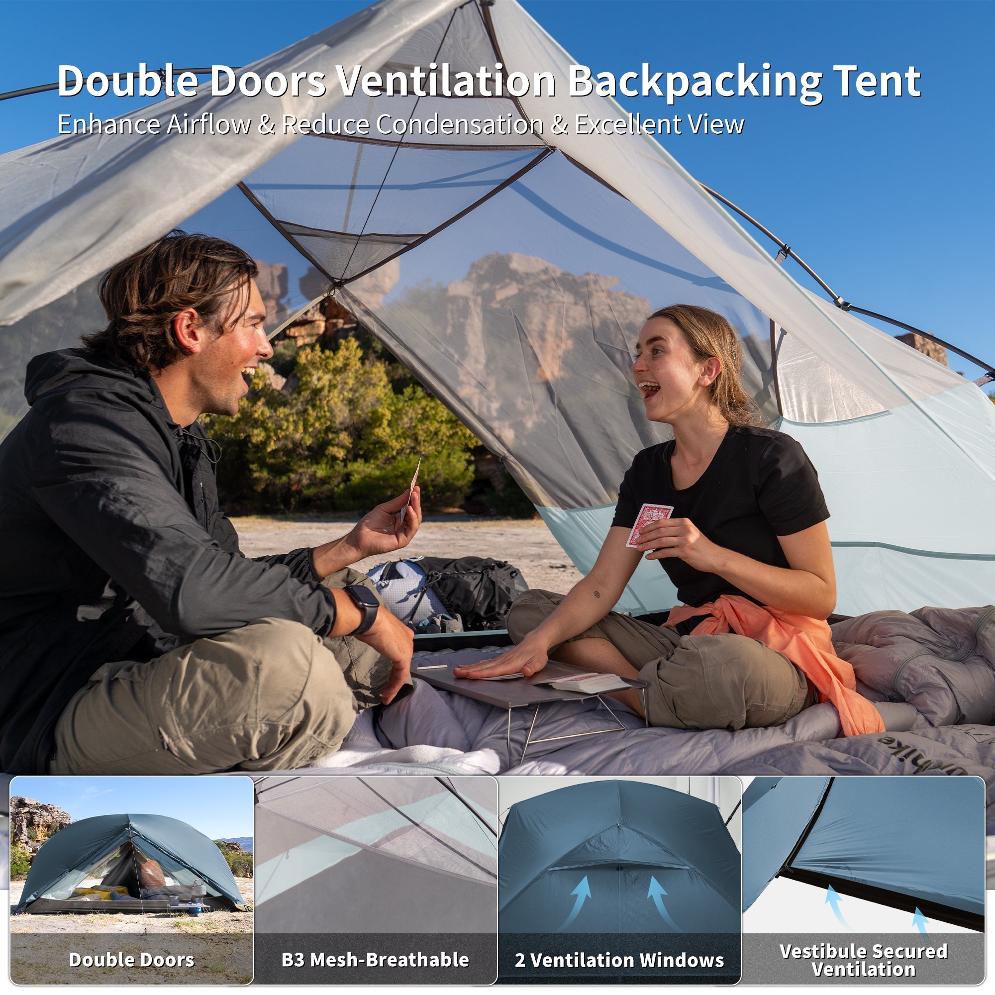 Mongar™ BASE 3-Person Backpacking Tent