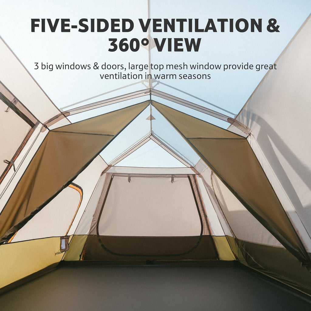 Naturehike Cape™ 8-Person Pop-Up Camping Tent (2026)