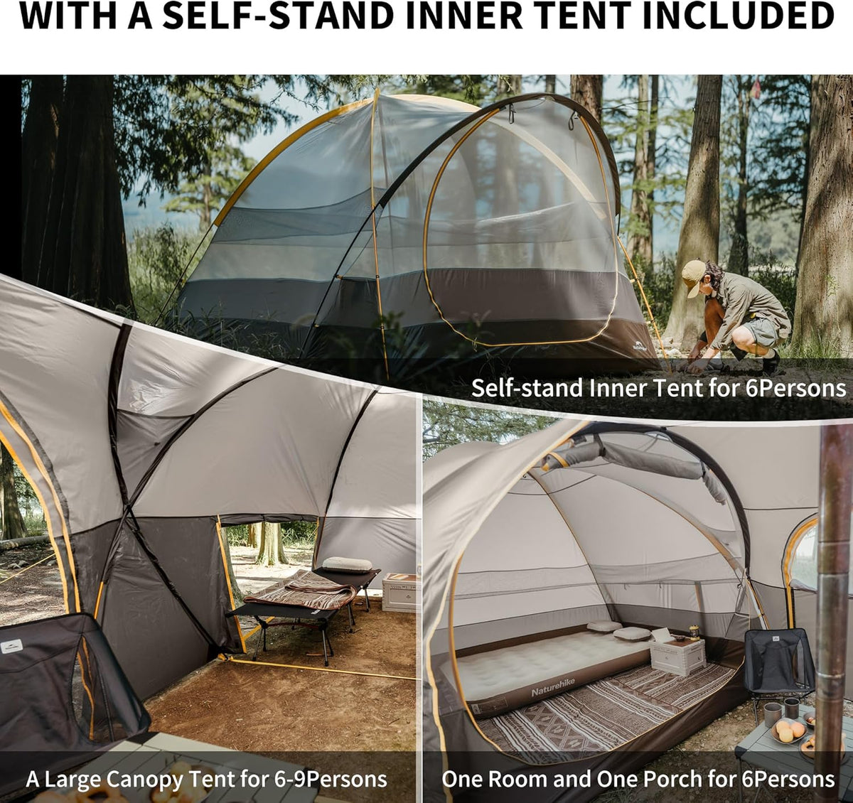 KOTA™ 6-Person Camping Tent