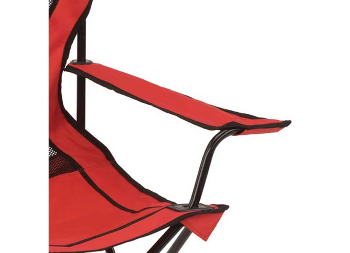Coleman Quad Chair with Mesh Back & Cup Holder