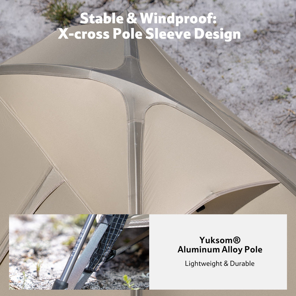 Giling PRO™ 4-Season 2-Person Backpacking Tent