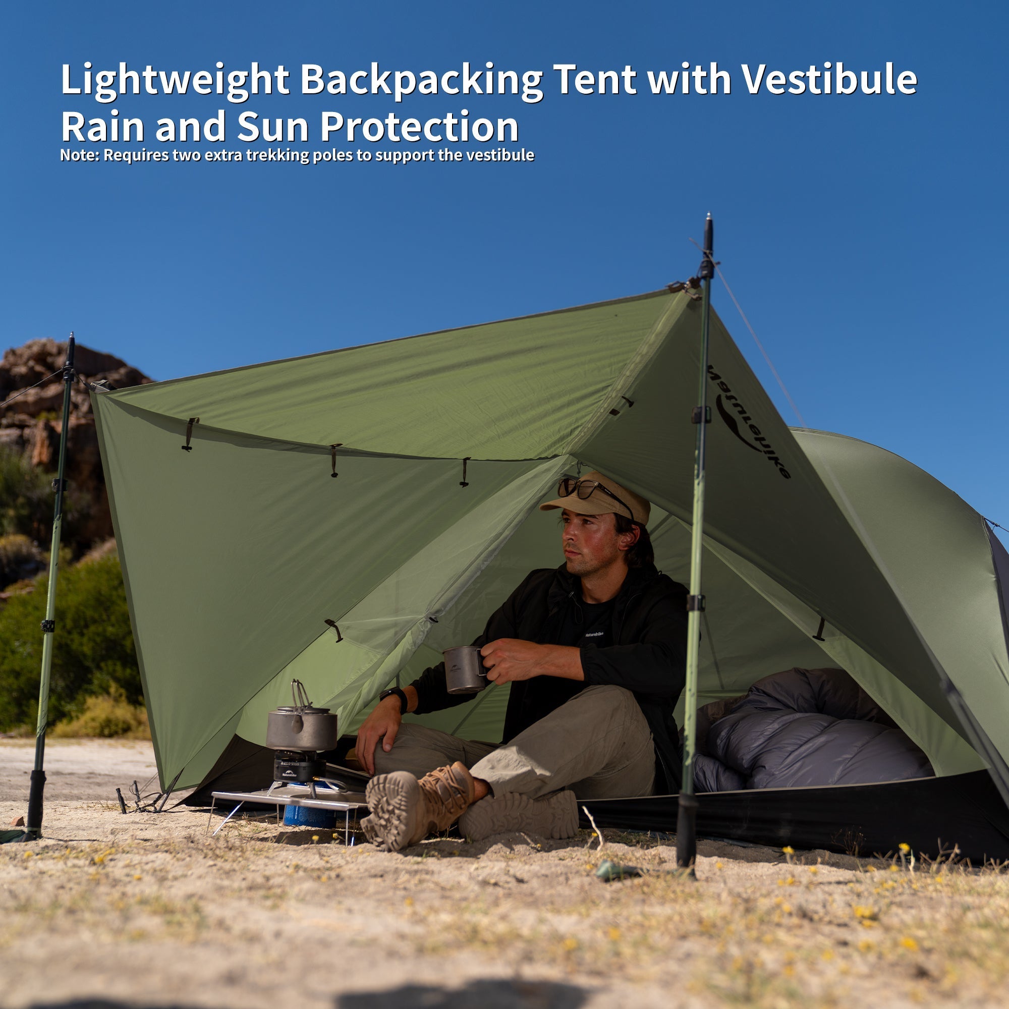 Mongar™ Pro 1-Person Ultralight Backpacking Tent