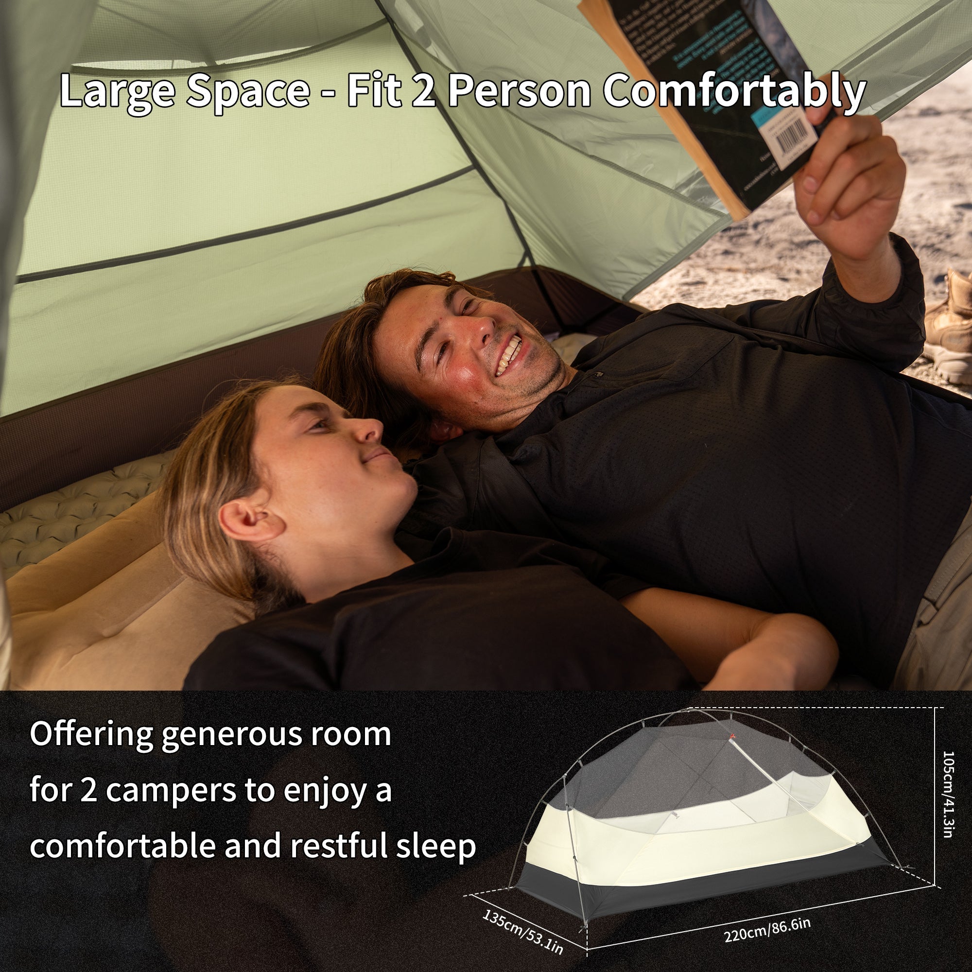 Mongar™ Pro 2-Person Ultralight Backpacking Tent