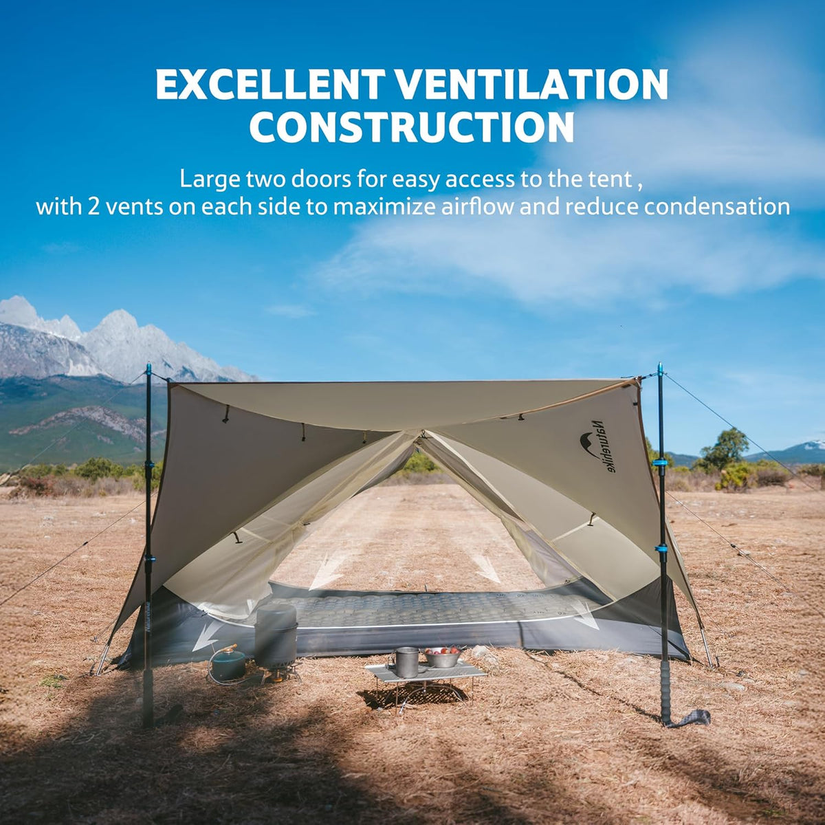 Naturehike Mongar™ UL 2-Person Ultralight Backpacking Tent (2026)