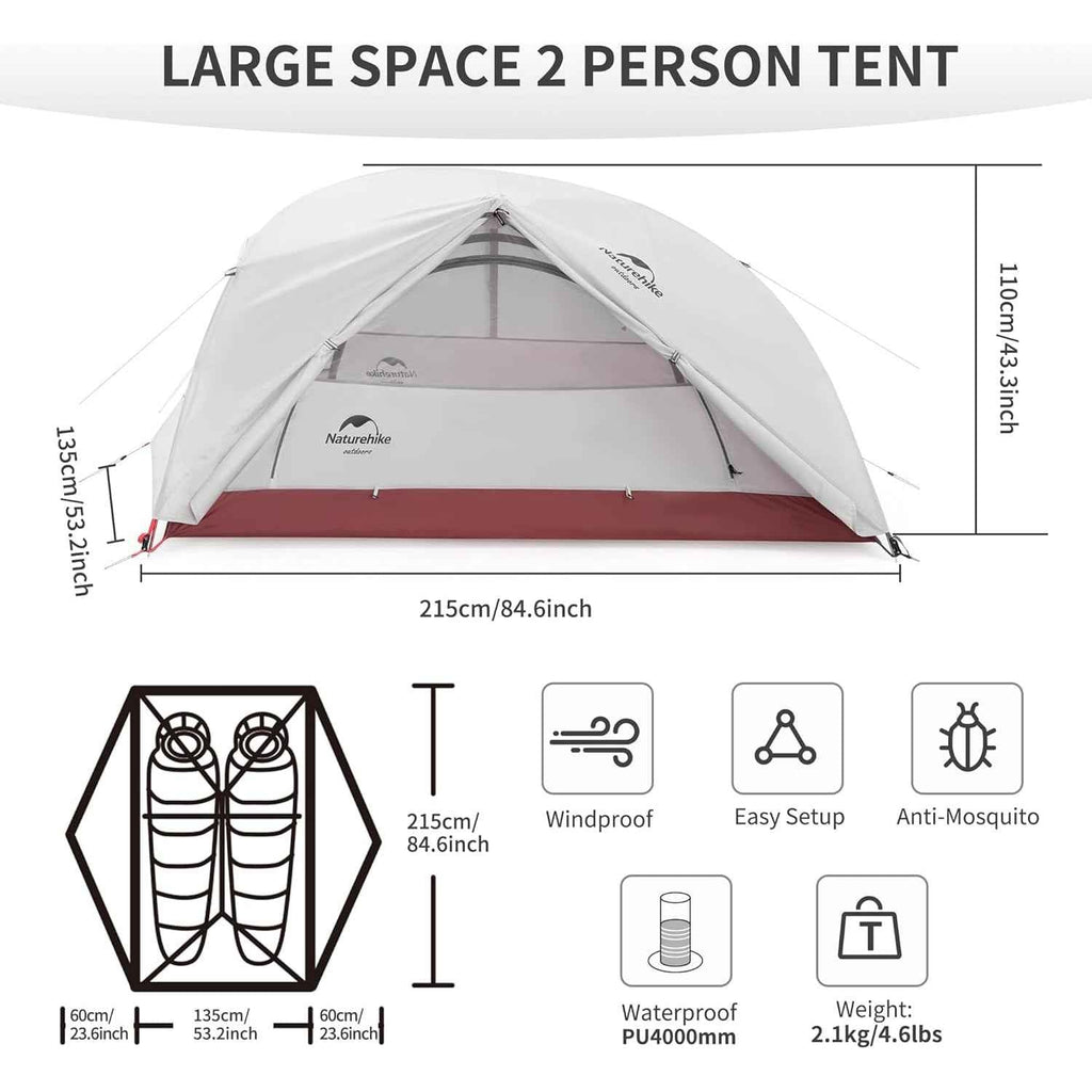 Star River™ 2-Person Ultralight Backpacking Tent