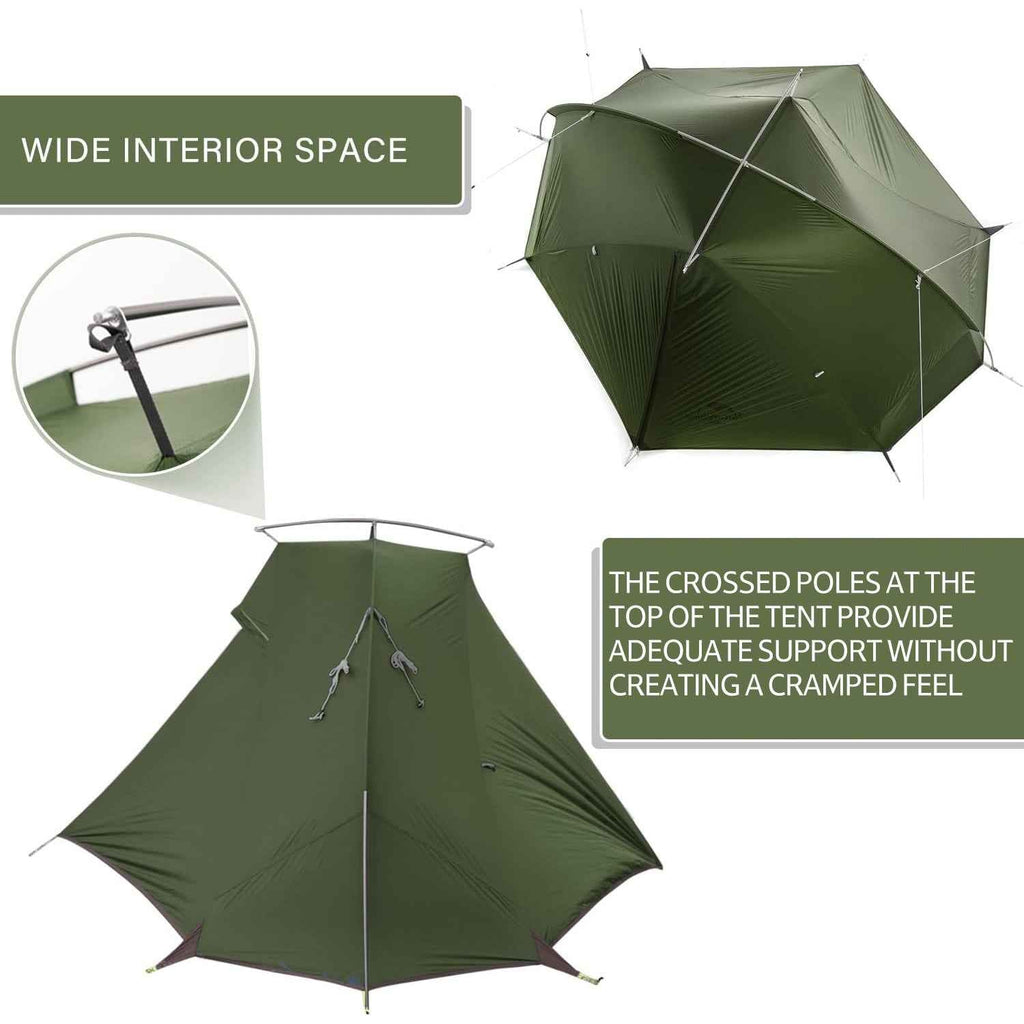 Tagar™ 1-Person Ultralight Backpacking Tent